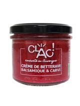 Mousse de betterave balsamique et carvi