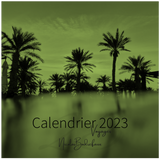 Calendrier de bureau 2024 avec support en bois