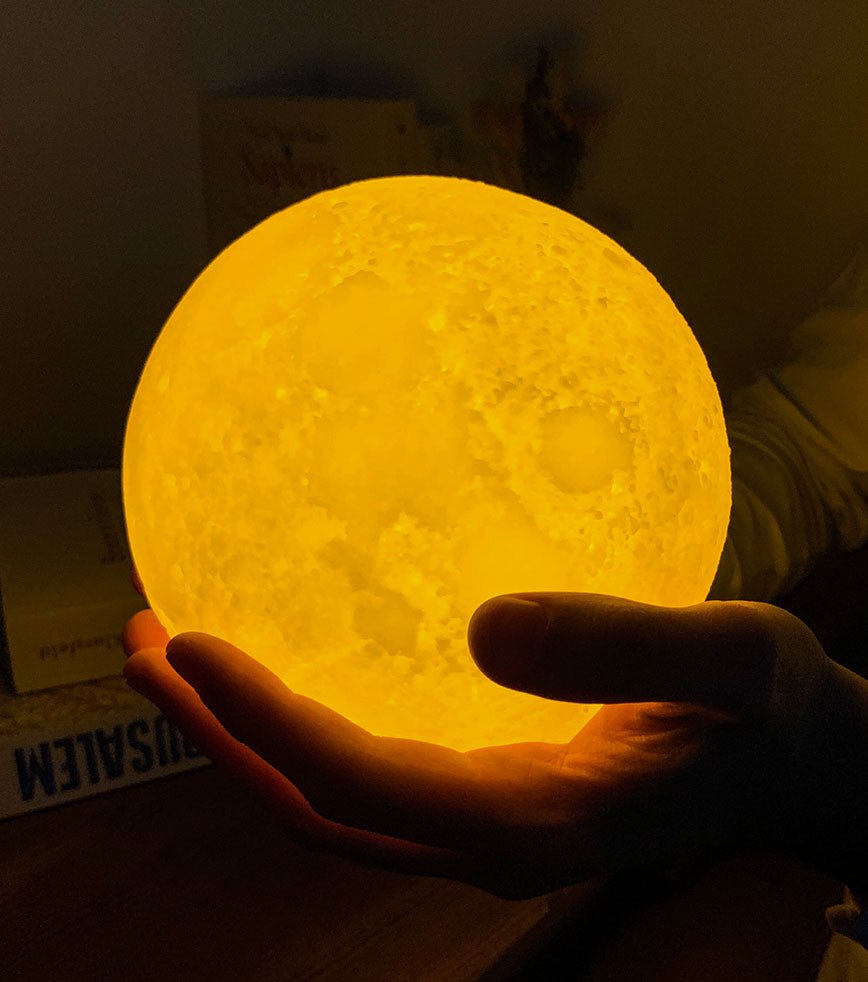 Lampe lunaire avec contrôle tactile