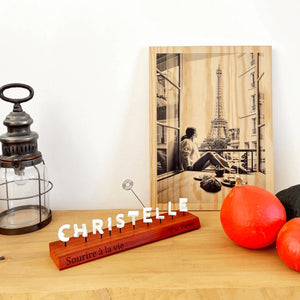 Options : Texte de la gravure sur la tranche