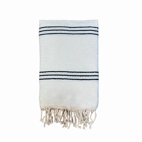 Fouta traditionnelle Calliope 100% coton