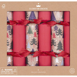 Crackers Christmas Forest 12in (6pcs) FSC Mix