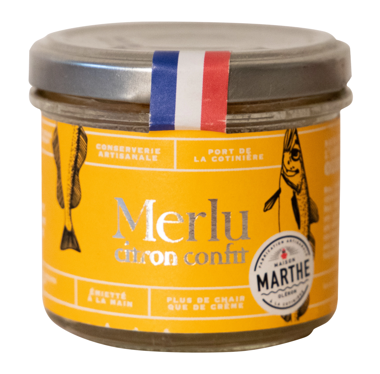 Merlu au citron confit